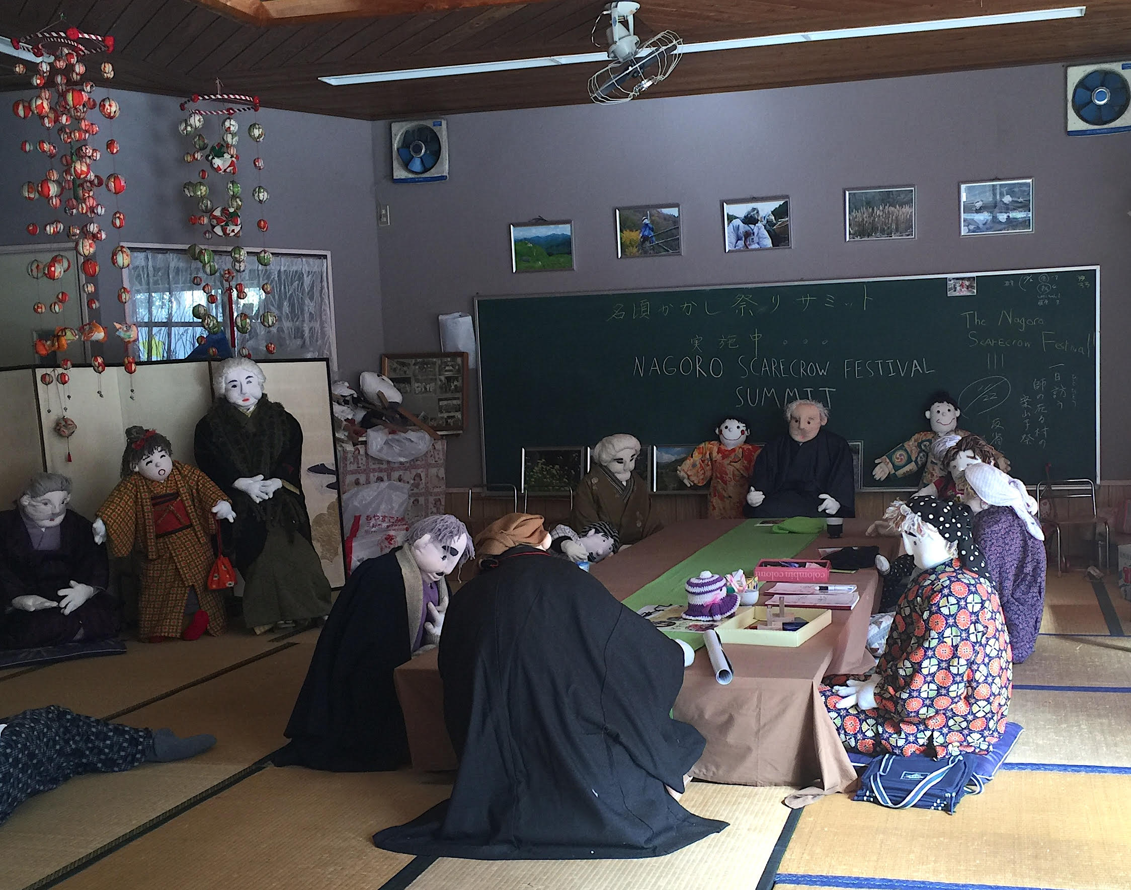 Nagoro scarecrow festival summit