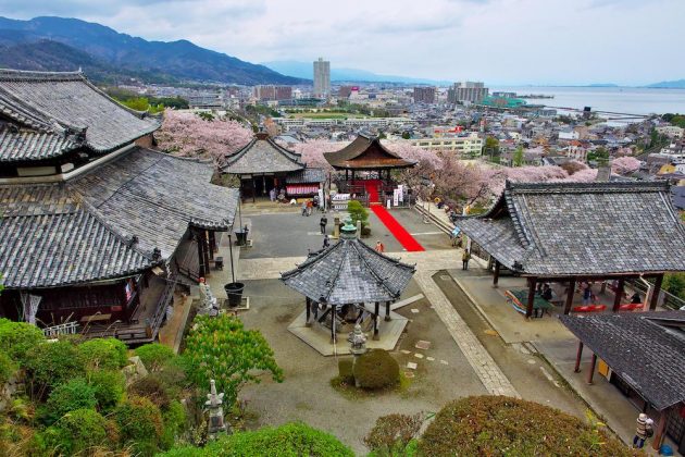 Miidera Temple Hachise Otsu Hyakucho renovated machiya